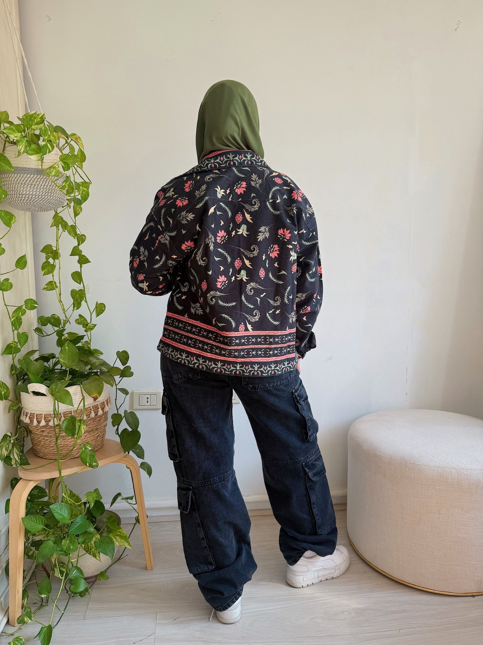 Image of Black Gabardine Jacket